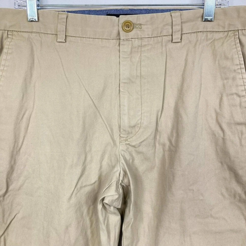 Banana Republic Pants Mens Sz 34 Beige Chino Aiden Fit Straight Leg Cotton Khaki